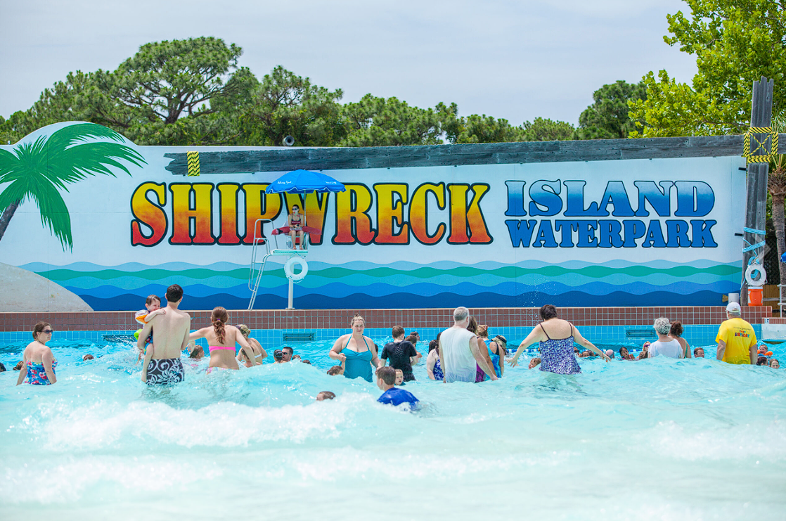 Wavepool at Shipwreck Island Panama City Beach
