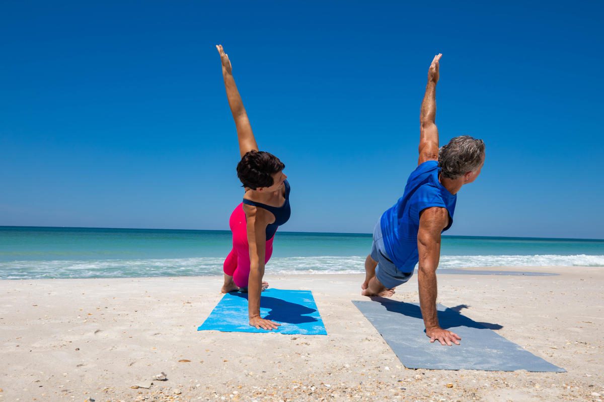 health and relaxation by the sea